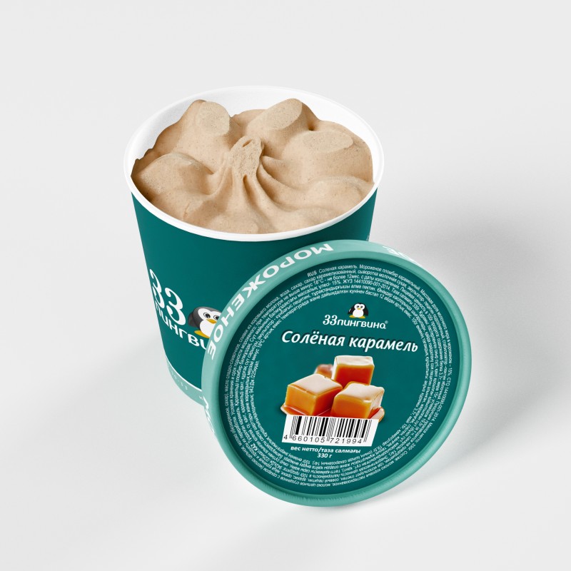Мороженое Соленая карамель 330г